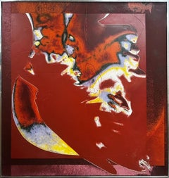 "Argonauts" Jeremy Gardiner, Abstracted, Profile, Red, Classical, Face, Portrait