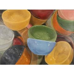"Fishs Eddy Bowls Blue Jewel" 8