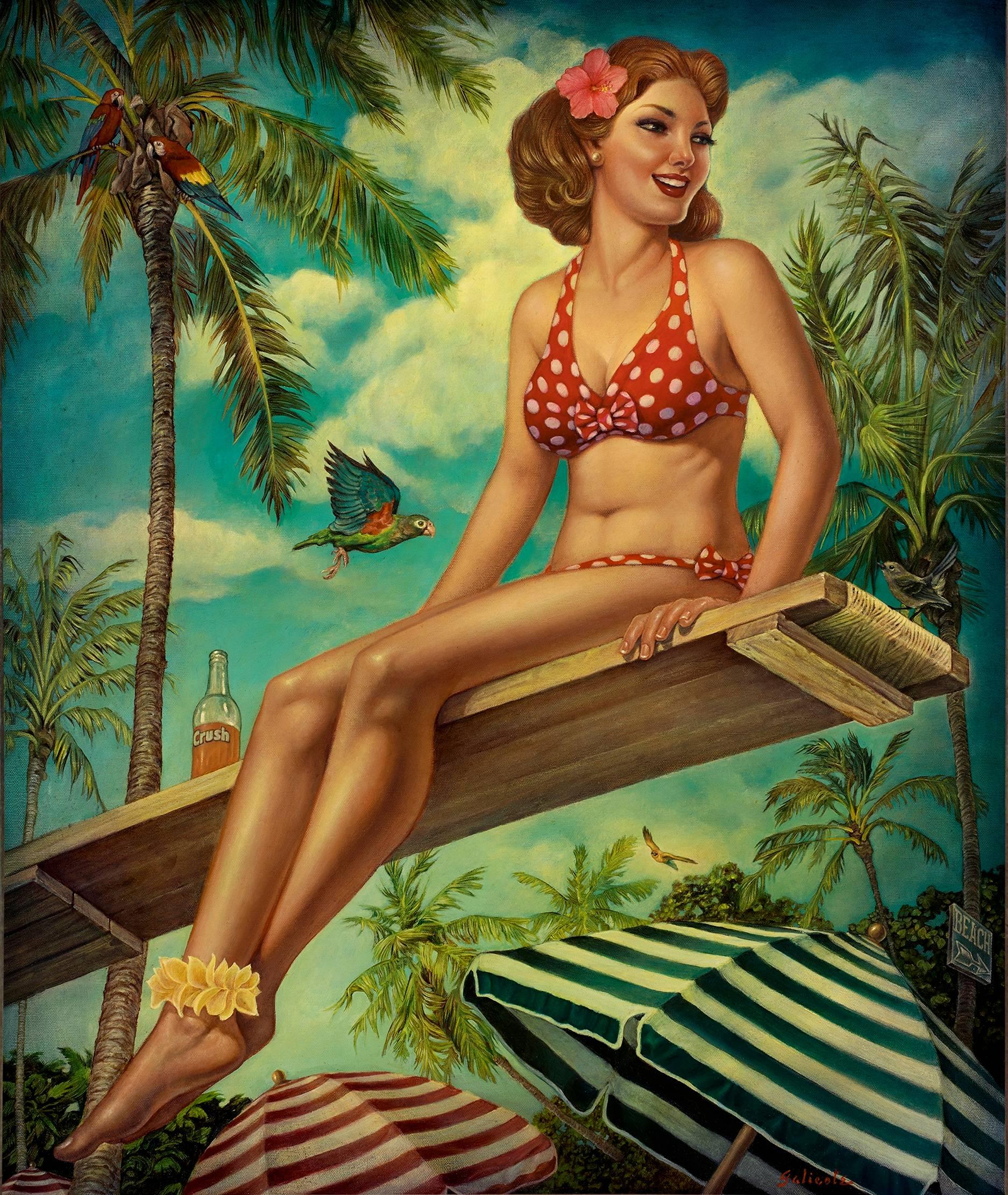 "High On Summertime" - Painting by Danny Galieote