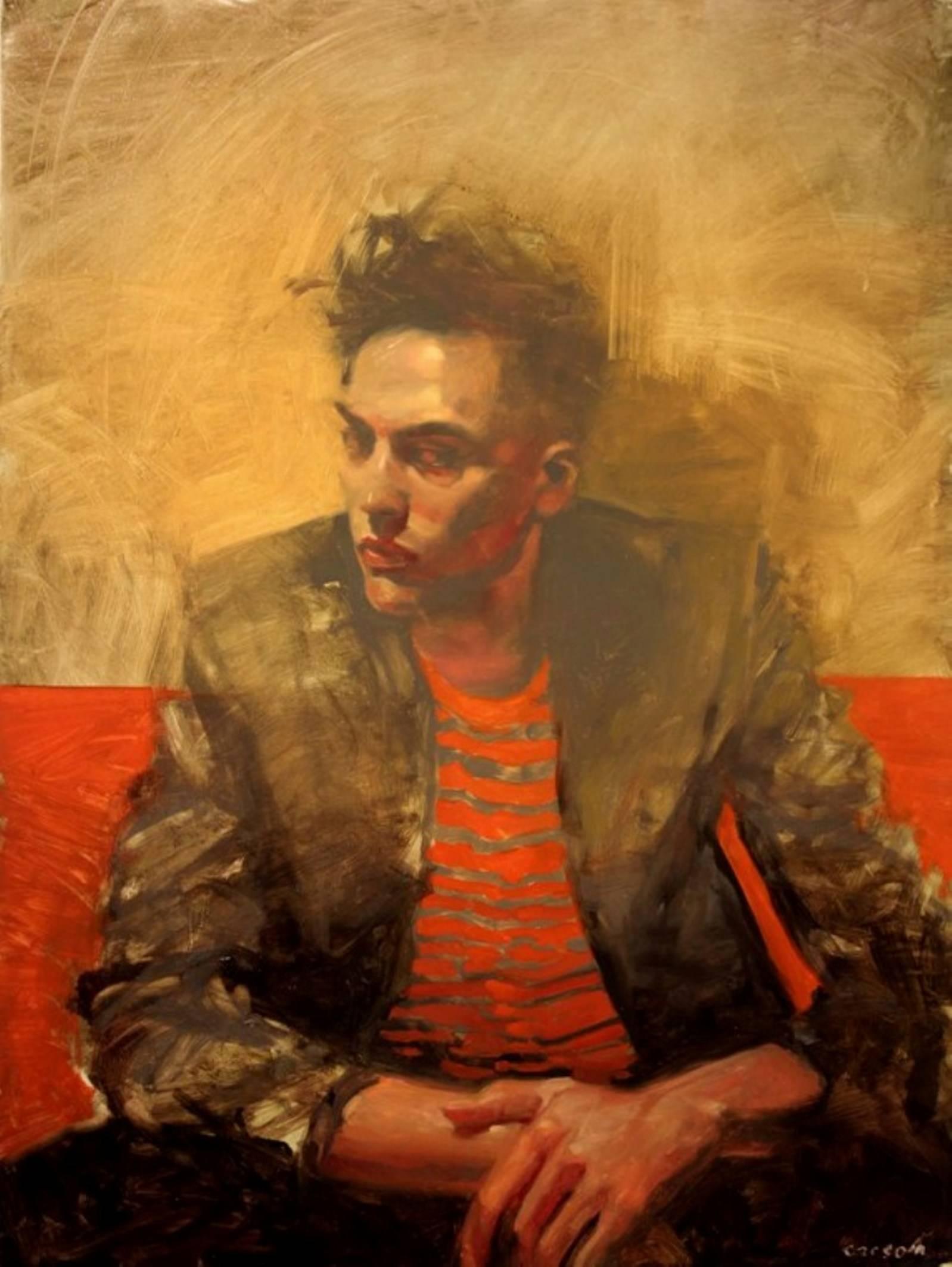 Michael Carson Portrait Painting - "Seeing Both Ways"