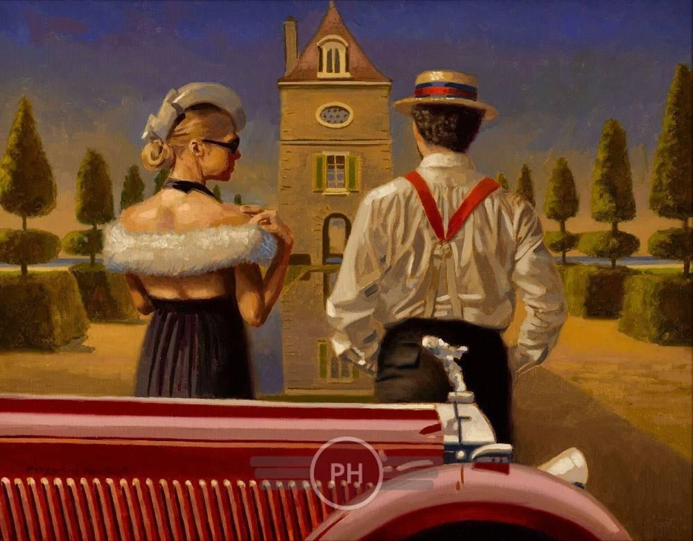 "Welcome" - Painting by Peregrine Heathcote