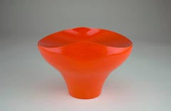 Vibrant Orange Bowl