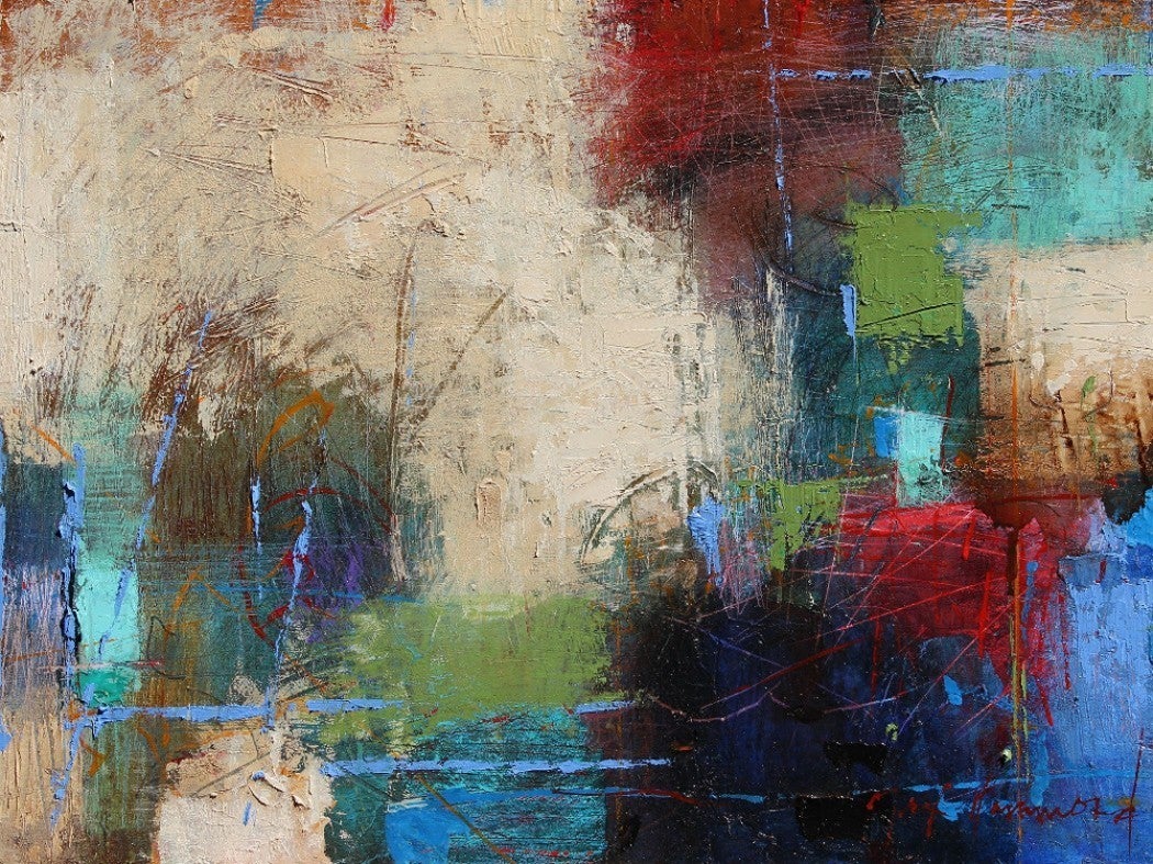 Max Hammond Abstract Painting - Response