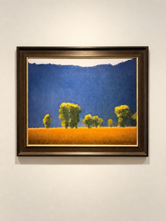 „Bäume gegen den Blue Mountain“