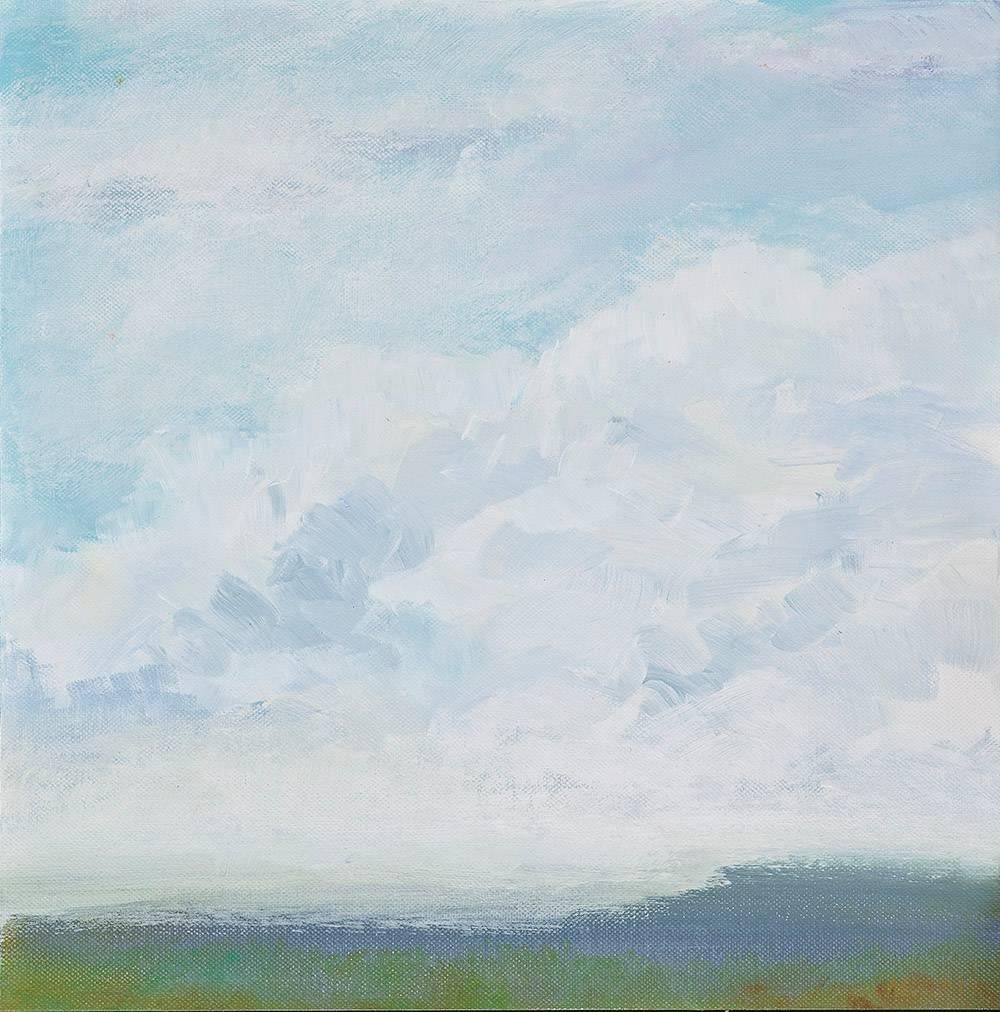 Gail Morris Landscape Painting - High Country Clouds 