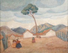 Andean landscape in Cusco, Peru - "Paisaje Andino"