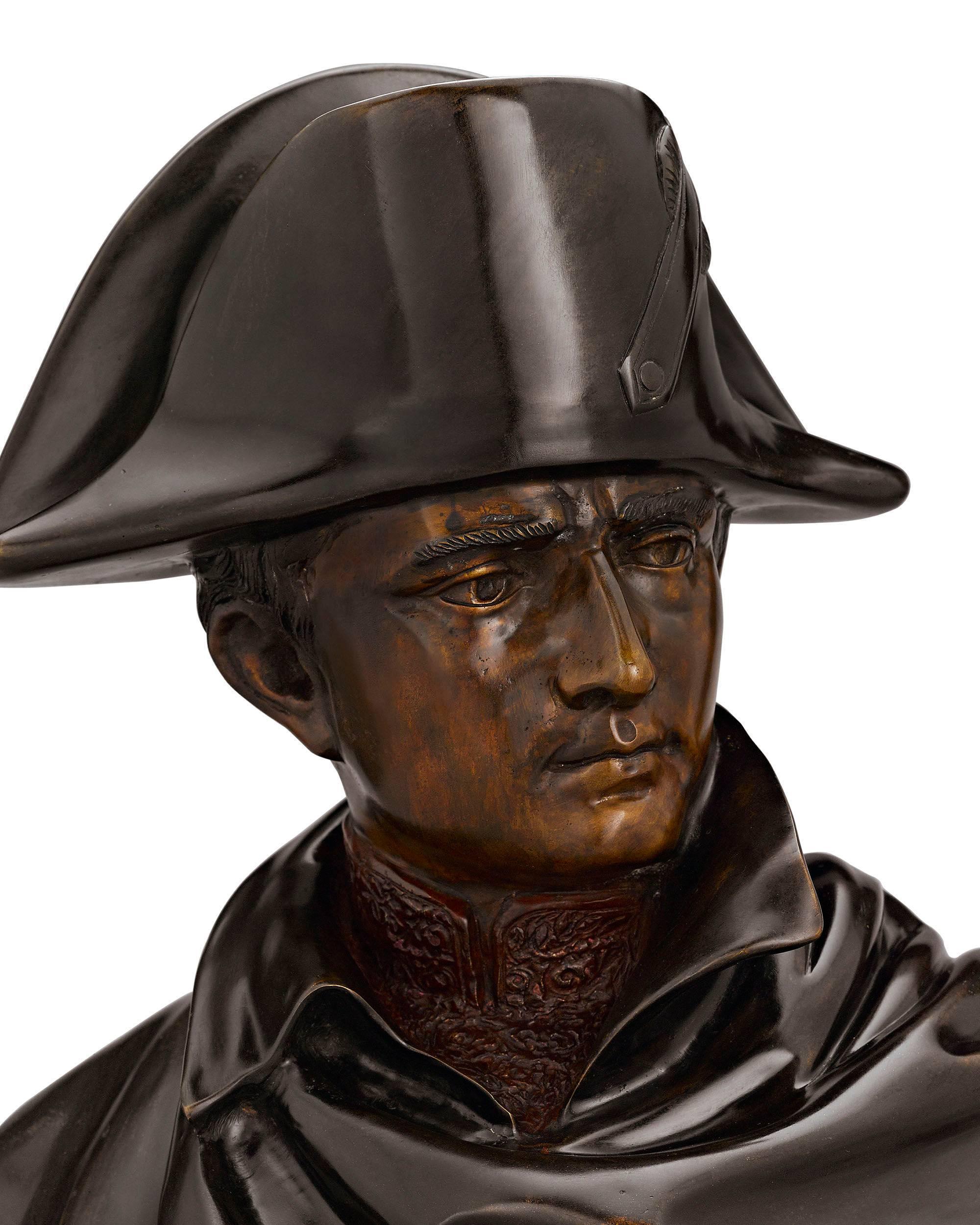 Bronze Bust of Napoléon as General - Gold Figurative Sculpture by Unknown