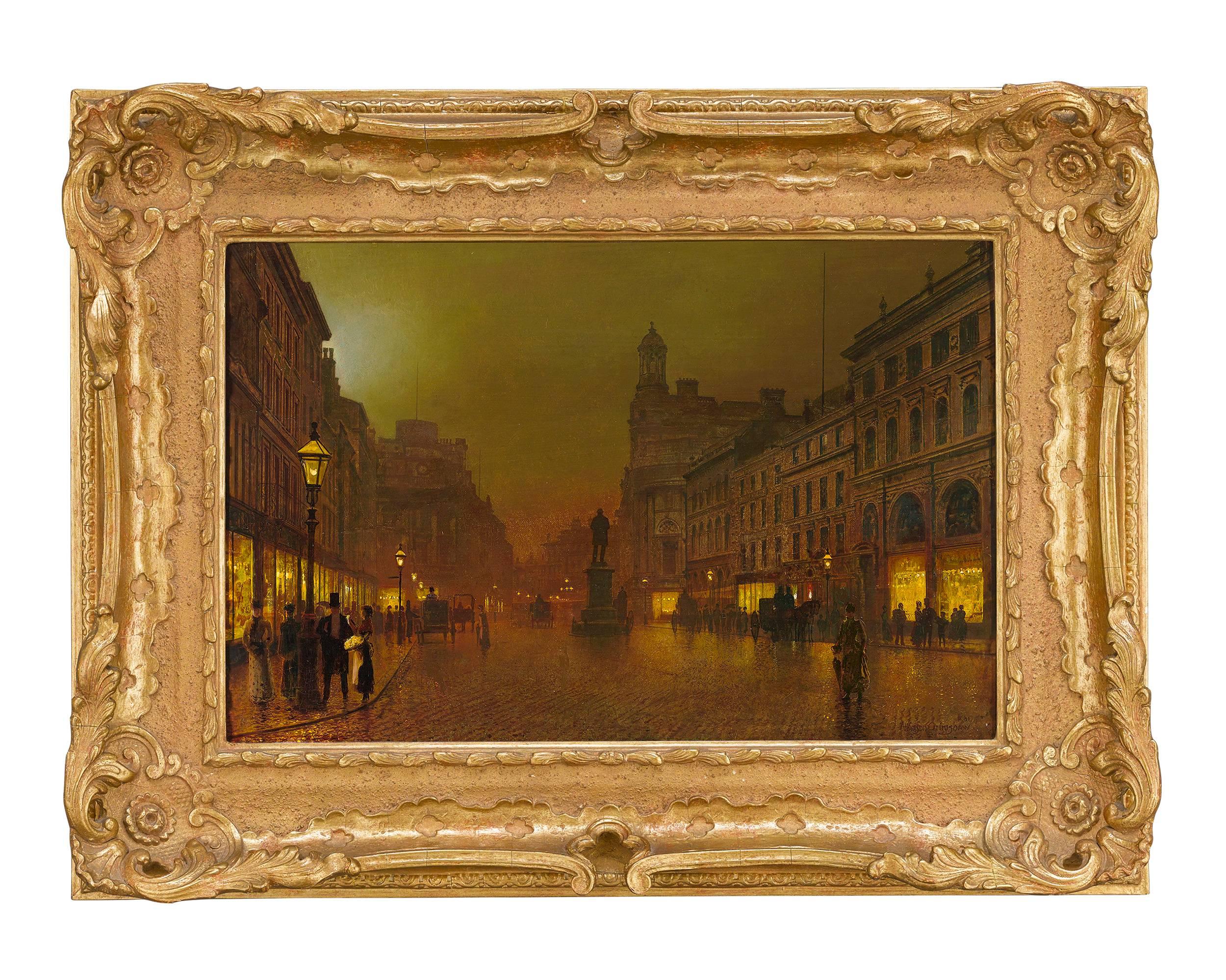 john atkinson grimshaw a street at night