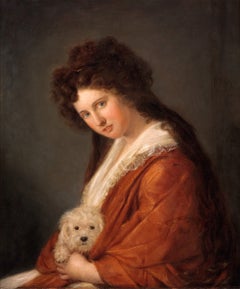 Portrait d'Emma, Lady Hamilton, par Domenico Pellegrini