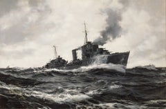 Destroyer by Montague Dawson
