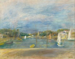 La Seine à Port-Marly–Voiliers by Pierre-Auguste Renoir