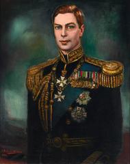 Portrait du roi George VI par Federico Beltrn-Masses