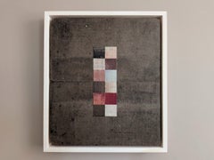 Contemporary British Abstract Mixed Media Painting -Geometric Collage 12 Squares