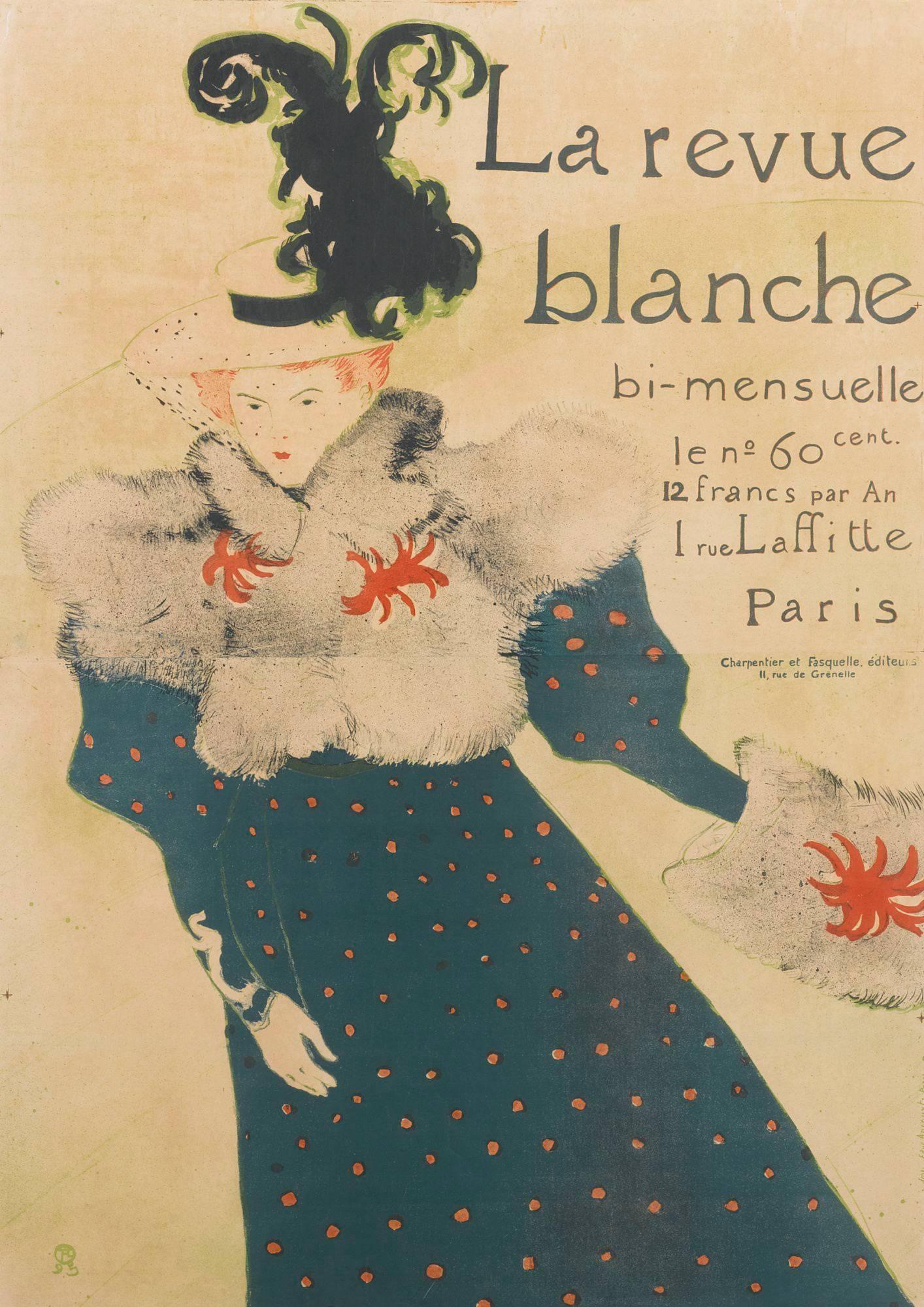 Henri de Toulouse-Lautrec Figurative Print - La Revue Blanche