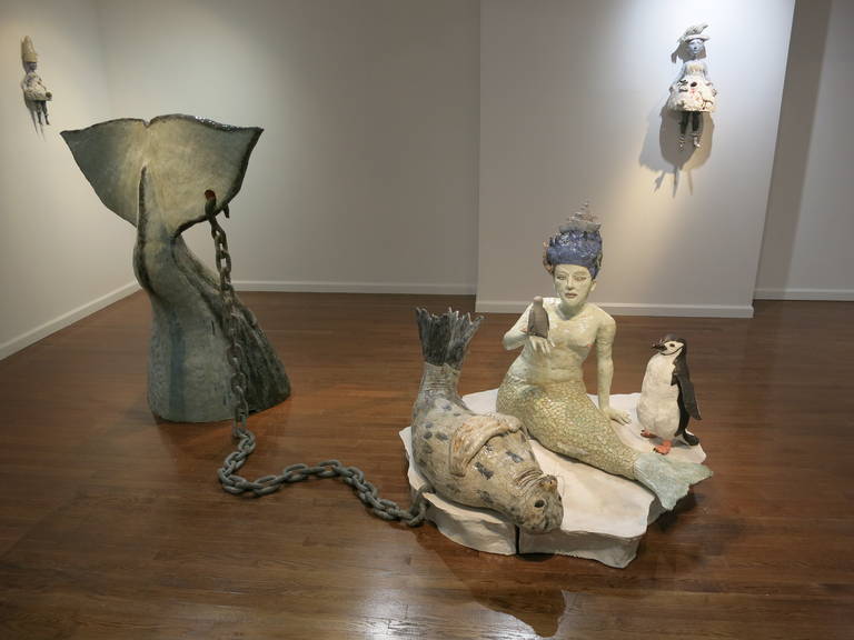Kathy Ruttenberg Figurative Sculpture - Ice Age