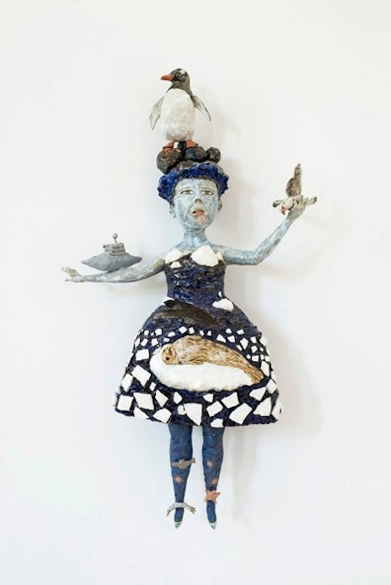 Eis brechen – Sculpture von Kathy Ruttenberg