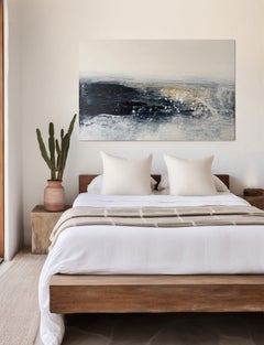 « Spirales du rivage » : peinture abstraite aux teintes côtières