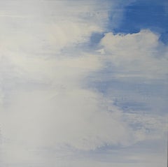 „Head in the Clouds Nr. 2“ – minimalistisches abstraktes Wolkenbild
