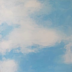 „Head in the Clouds Nr. 3“ – minimalistisches abstraktes Wolkenbild