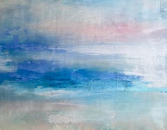 Watching the Clouds Float By oversized abstract painting