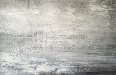 Everything Everywhere All at Once Sandy white oversized abstract painting