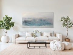 White Wash Pastel no2 abstract landscape impressionist painting