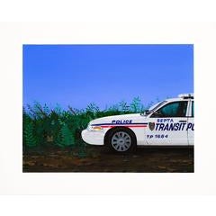 Transit Cop, acrylic and flashe painting 3