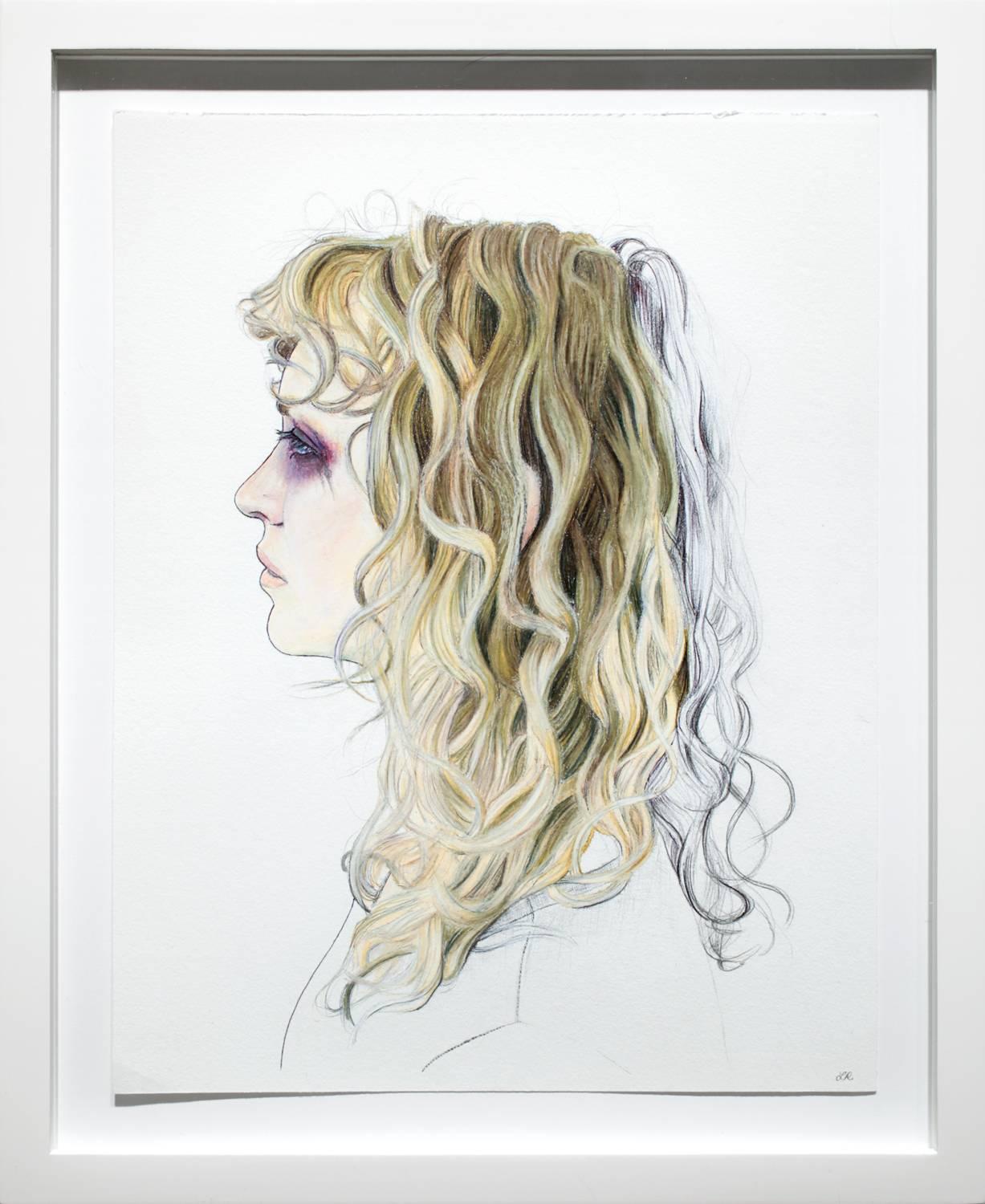 Reframe, oil pastel drawing - Mixed Media Art by Lauren Rinaldi