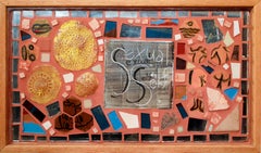 "Sexual Self" Woodcut Relief, Mirror and Glass Mosaic