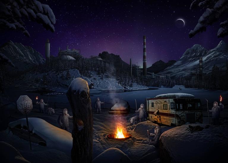 Nick Pedersen Landscape Photograph - Gathering of Elders