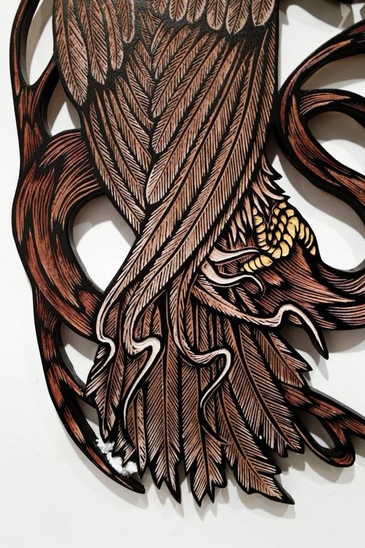 Client Drawing of a Pissed Off Eagle - Flyland Designs, Freelance Illustration and Graphic