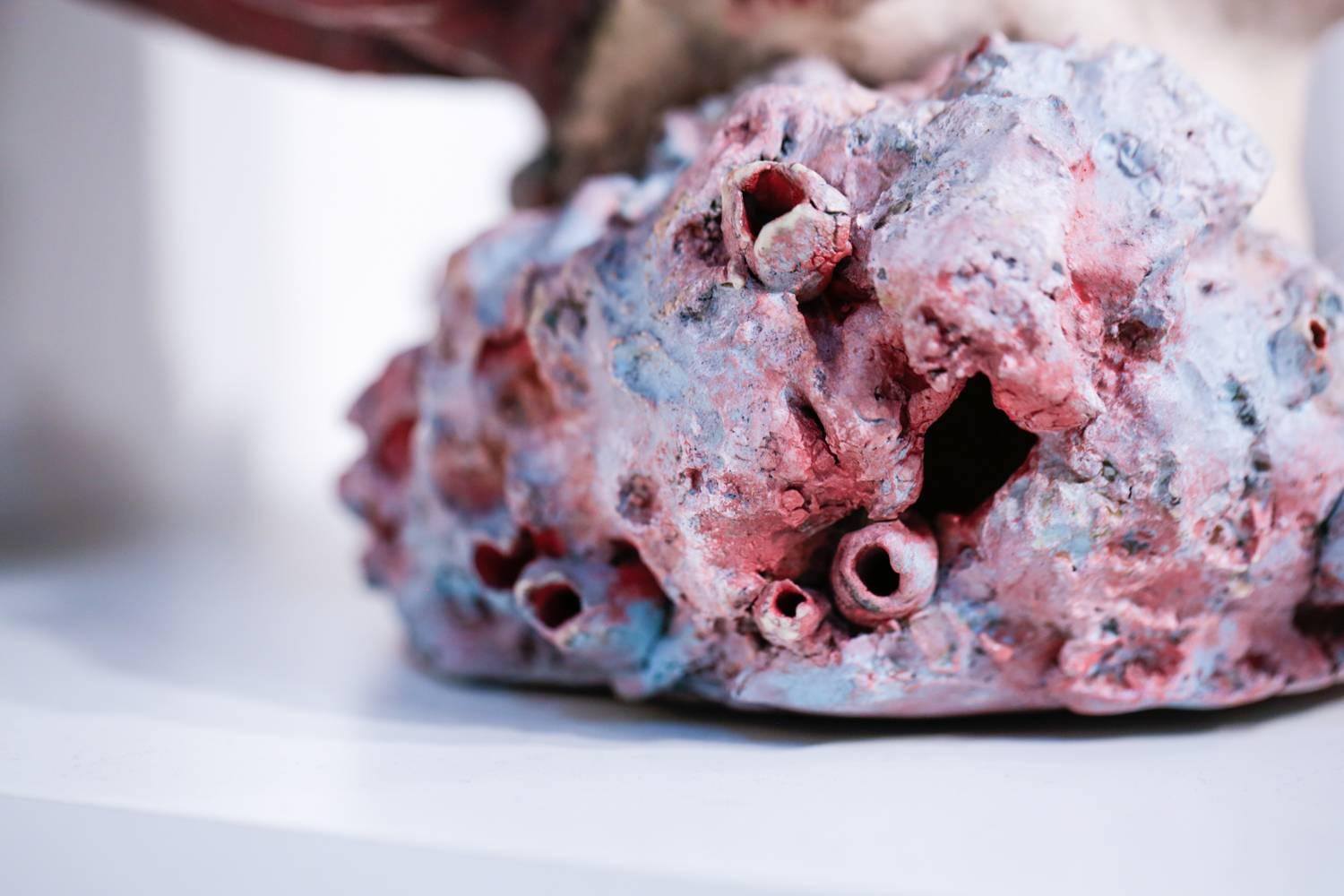 High Spirits - Gray Figurative Sculpture by Sarah Louise Davey