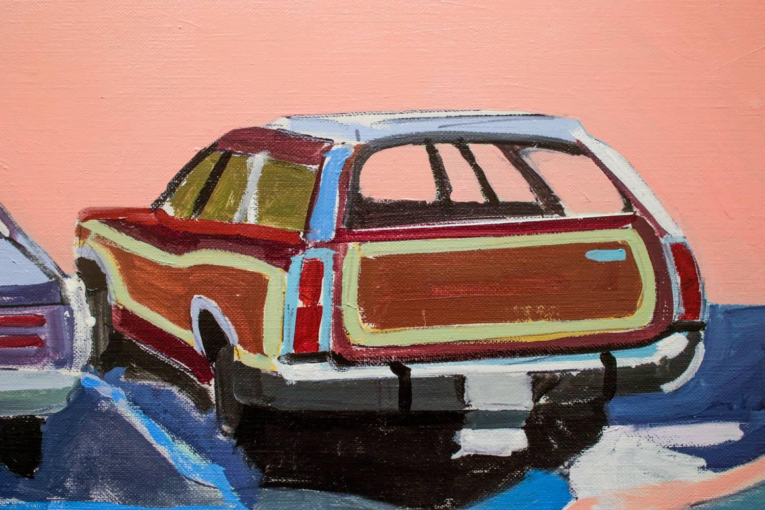Parking Lot - Painting by Jessica Brilli