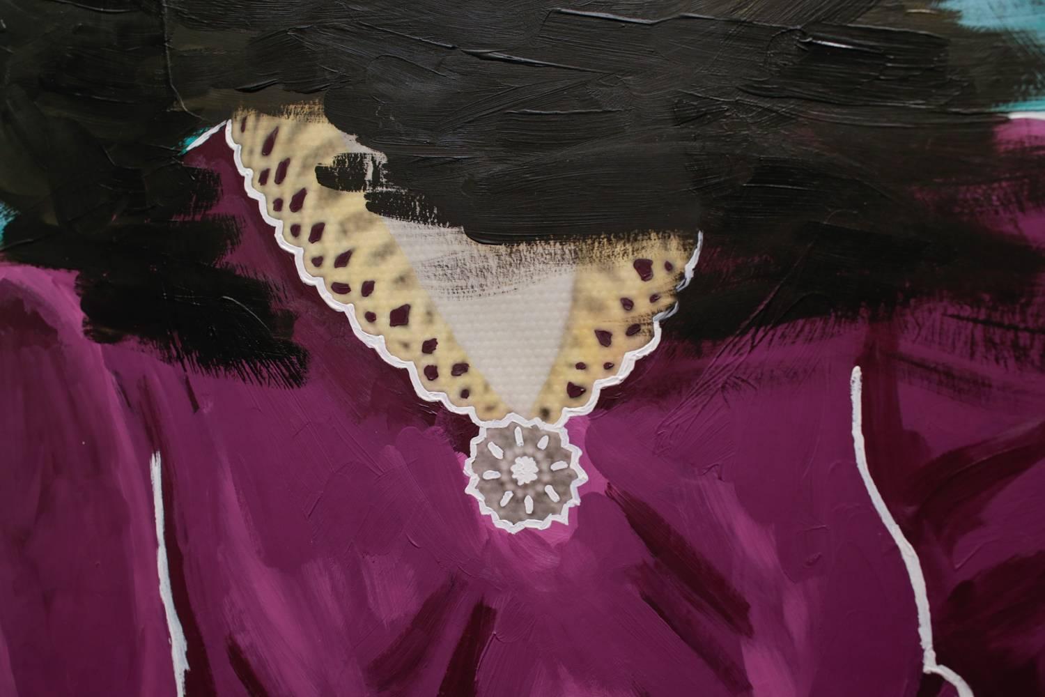 Untitled (18 Lioyor) - Contemporary Painting by Daisy Patton