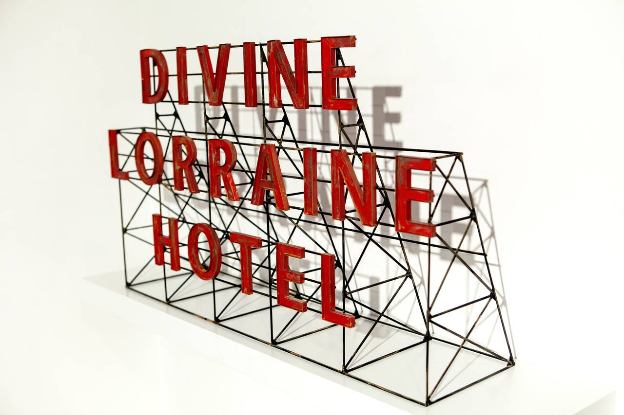 Divine Lorraine Hotel - Contemporary Mixed Media Art by Drew Leshko