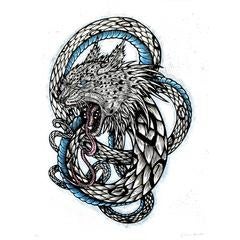 Wolfbat Leopard Snake (Silkscreen Print) 12