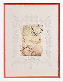 Spacial Studies VIII, Contemporary Intaglio Print on Paper, Framed