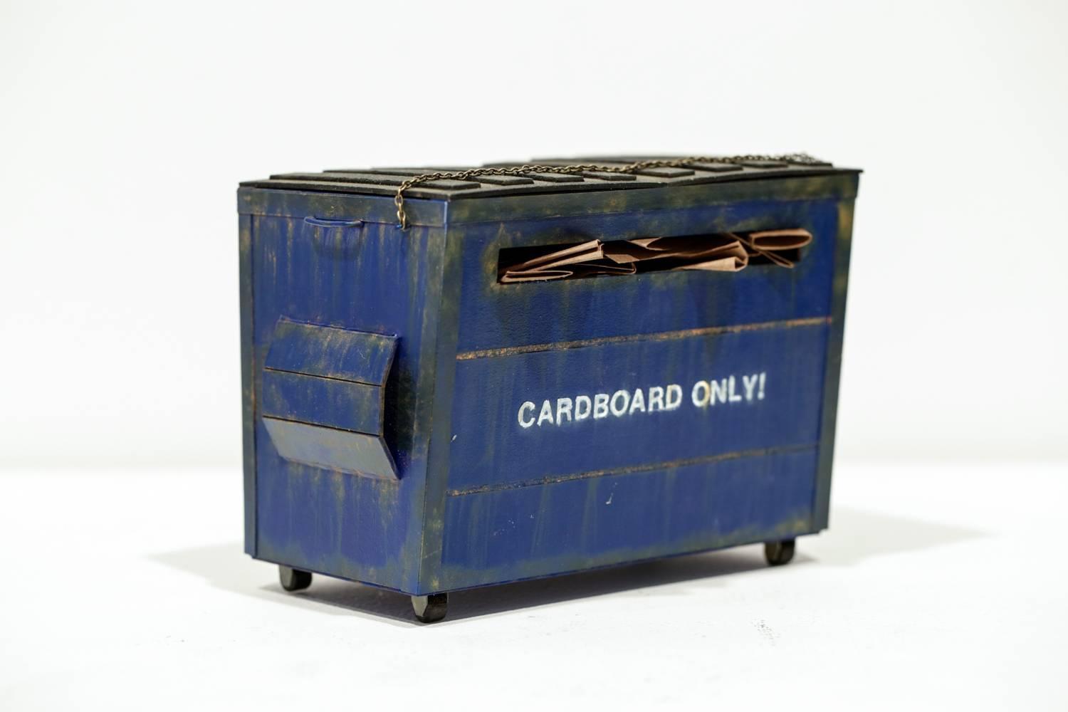 Drew Leshko Cardboard Only Dumpster For Sale at 1stdibs