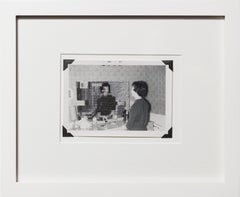 "Self-Reflection: In the Bedroom", Contemporary Cross Stitch Hand Embroidery