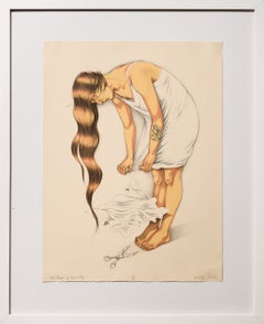 "The Rape of Equality", Figurative, Political Commentary, Stone Lithography