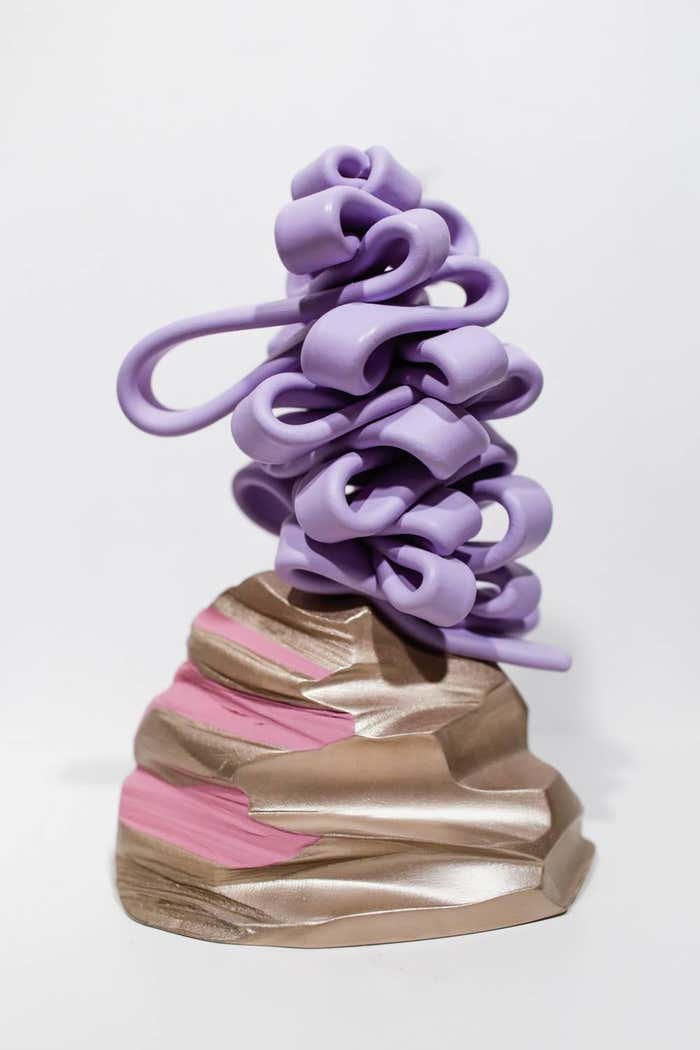 John Oliver Lewis - Fuzzy Memories Ceramic Sculpture, Abstract Style ...