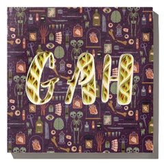 "GAH", Dimensional Wall-Hanging Sculpture by Charles Clary