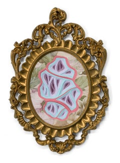 « Memento Morididdle Movement n° 169 », sculpture abstraite en papier découpé à la main, encadrée