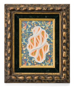 « Memento Morididdle Movement n° 23 », sculpture en papier coloré superposé, encadrée