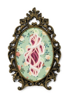 "Memento Morididdle Movement #139", Abstract Colorful Layered Paper Sculpture