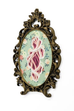 "Memento Morididdle Movement #139", Abstract Colorful Layered Paper Sculpture