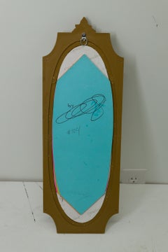 "Memento Morididdle Movement #221", Layered Paper Patterned Sculpture Framed