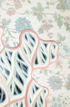 «Memento Morididdle Movement n.º 532», escultura de papel en capas con marco ornamentado