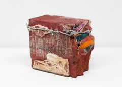 "Brick 2, Corona di spine", scultura in tecnica mista con occhio