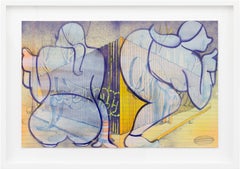 "Study for In the Industrial Park", Figurative Work with Reclining Figures